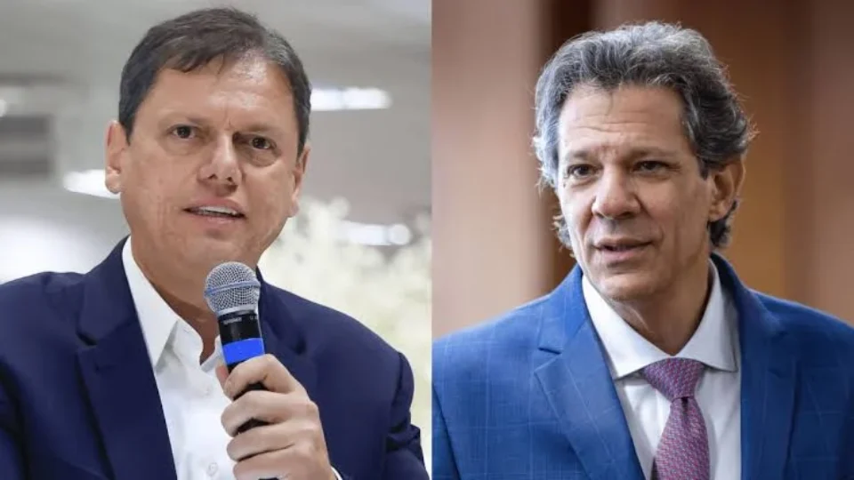 Pesquisas mostram Tarcísio acima de 50% e Haddad com até 40% em SP