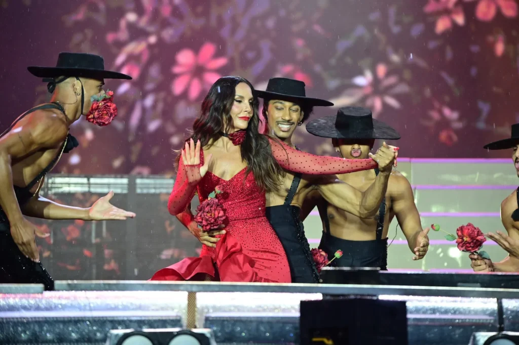Ivete Sangalo emociona no Rock in Rio 2026 com filhas e chuva