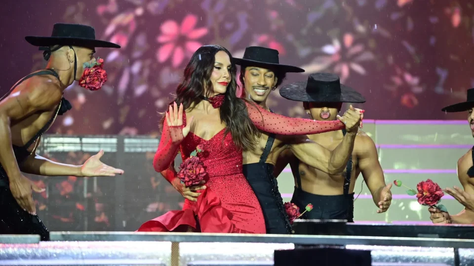 Ivete Sangalo emociona no Rock in Rio 2026 com filhas e chuva