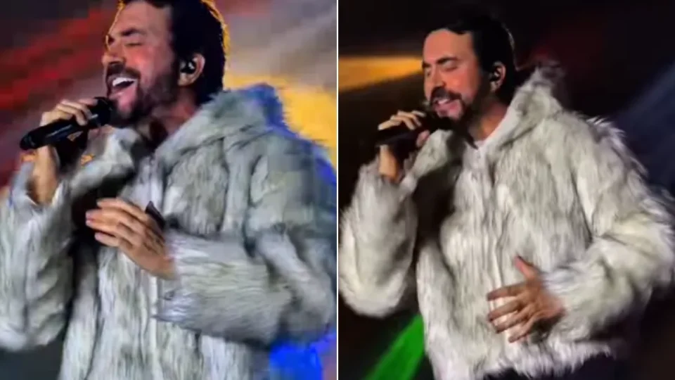 Padre Fábio de Melo reage a críticas por jaqueta peluda em show