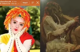 Juliano Floss posta foto de Emília após Marina Sena rasgar boneca durante show no Rock in Rio