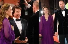 Kate Middleton e príncipe William prestigiam pré-estreia de “Digger” com Tom Cruise