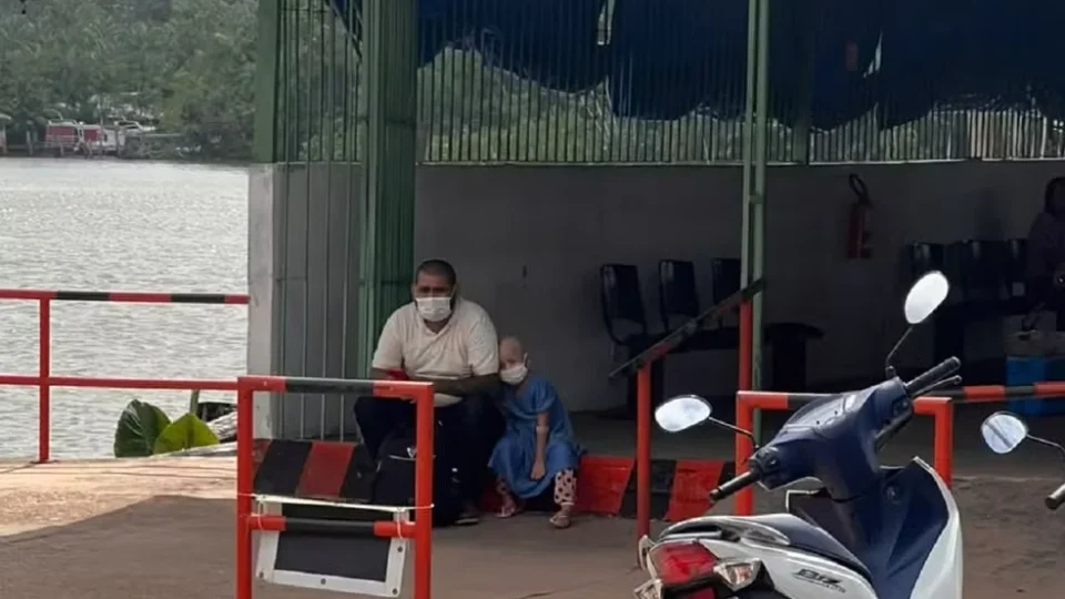 Foto de pai com filha em tratamento contra leucemia mobiliza rede de apoio no Pará