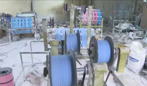 Civil apreende grande quantidade de linha chilena em fábrica na Taquara