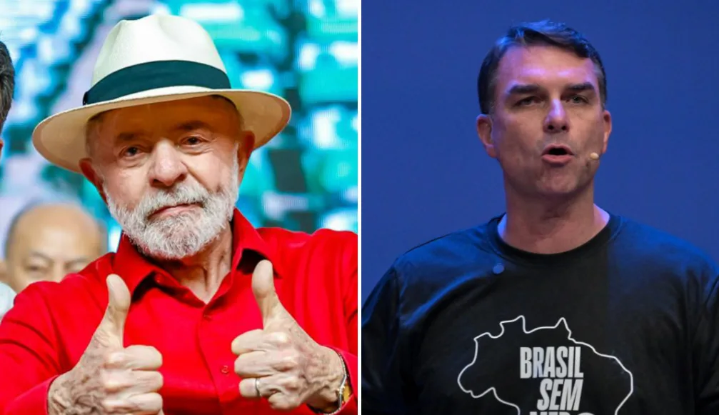 Pesquisa mostra Lula 4 pontos à frente de Flávio Bolsonaro no Rio