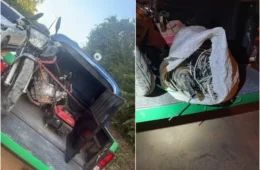 Homem armado rende mulher, rouba comércio e foge para mata em Roraima