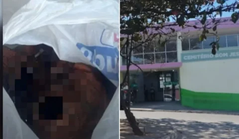 Coveiro e mulher são presos após crânio humano ser encontrado em sacola em cemitério de MG
