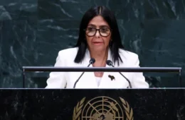 Delcy Rodríguez agradece Trump na ONU por retomada de relações diplomáticas com os EUA
