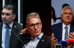 Caiado, Flávio e Zema se unem contra decisão de Toffoli que atinge campanha de Renan Santos