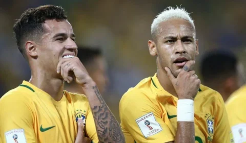 “Meu sonho”: Neymar se manifesta nas redes e cobra contratação de Coutinho no Santos