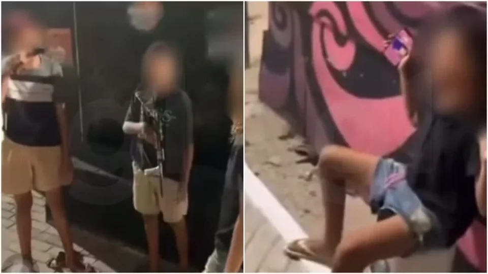 Adolescentes são baleados durante gravação de ‘novelinha’ sobre assalto