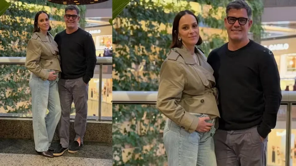 Juliano Cazarré e Letícia anunciam gravidez do sétimo filho