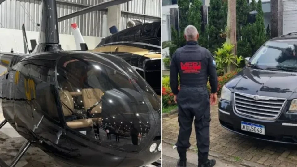 Operação apreende helicóptero de R$ 10 milhões em investigação sobre pirâmide financeira