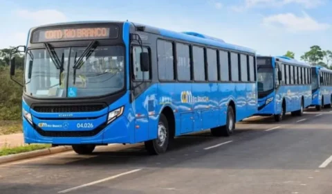 Mais 18 ônibus chegam a Rio Branco para renovação do transporte coletivo