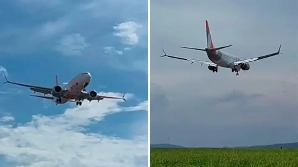 Avião arremete duas vezes antes de pousar em aeroporto de Goiás