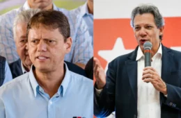 Tarcísio aposta em eventos fechados, enquanto Haddad intensifica corpo a corpo nas ruas de SP