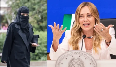 Meloni quer limitar alunos estrangeiros e proibir burca e niqab nas escolas da Itália