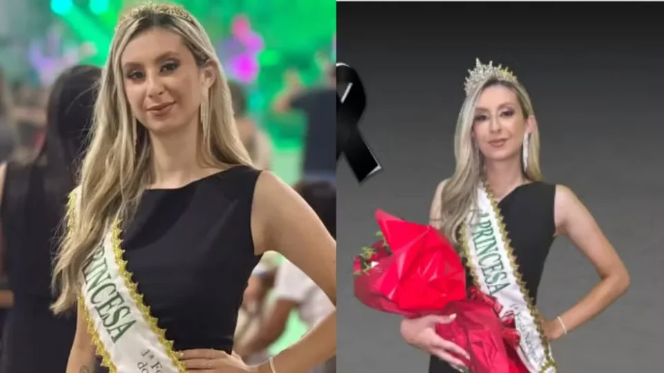 Primeira princesa de cidade de SC morre atropelada ao sair de festa