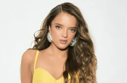 Rafa Justus aposta em vestido amarelo e bolsa Louis Vuitton em lançamento