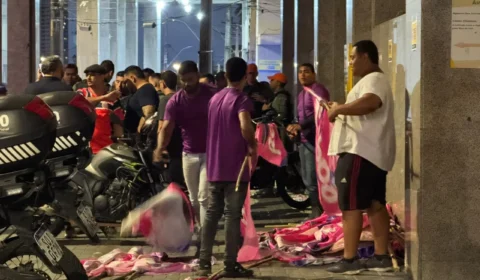 Polícia prende suspeitos de furtar materiais de campanha de Raquel Lyra para uso em ato com Flávio Bolsonaro