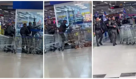 Funcionária de farmácia é feita refém por homem armado com faca dentro de supermercado em SP