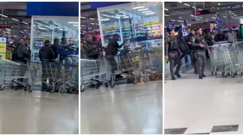 Funcionária de farmácia é feita refém por homem armado com faca dentro de supermercado em SP