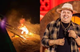 Avião com Rey Vaqueiro sai da pista, pega fogo e assusta equipe durante pouso no RN
