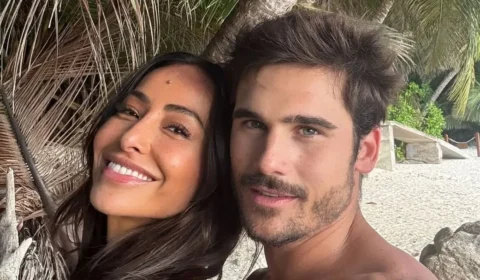 Sabrina Sato mostra rosto do filho em ultrassom 3D ao lado de Nicolas Prattes