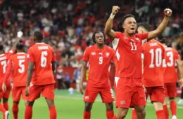 Suíça vence Macedônia do Norte por 3 a 0 na estreia da Nations League