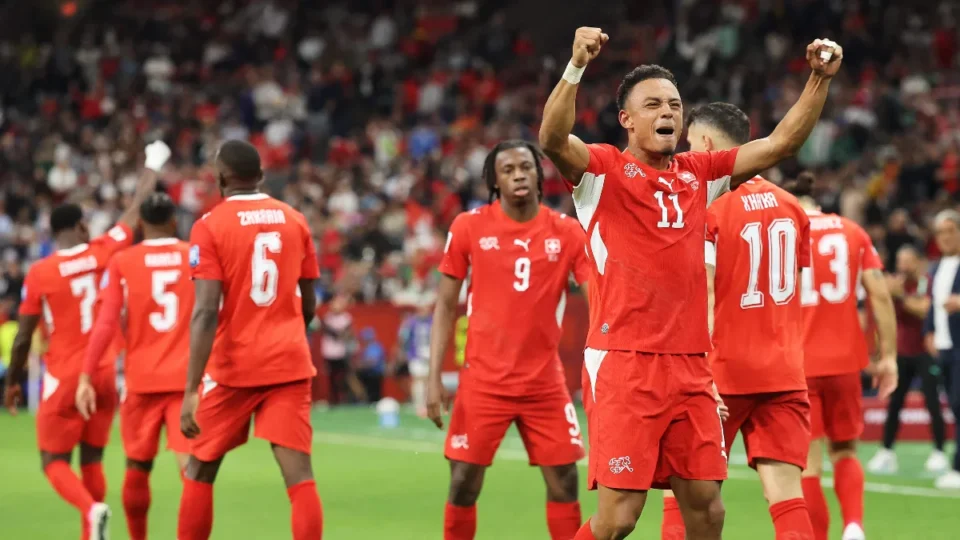 Suíça vence Macedônia do Norte por 3 a 0 na estreia da Nations League