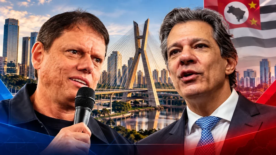 Quaest em SP: Tarcísio tem 44% e Haddad, 27% na disputa pelo governo