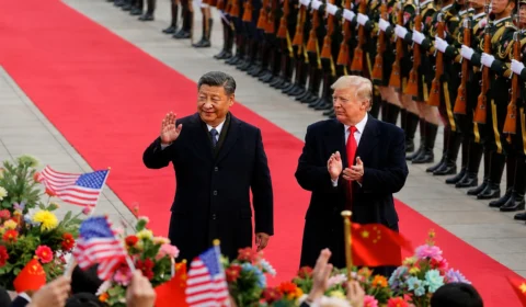 Trump recebe Xi Jinping com tapete vermelho nos EUA em encontro marcado por comércio e tecnologia