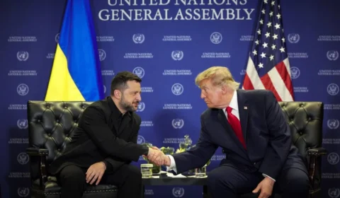 Trump recebe Zelensky em Nova York e volta a prometer acordo para encerrar guerra
