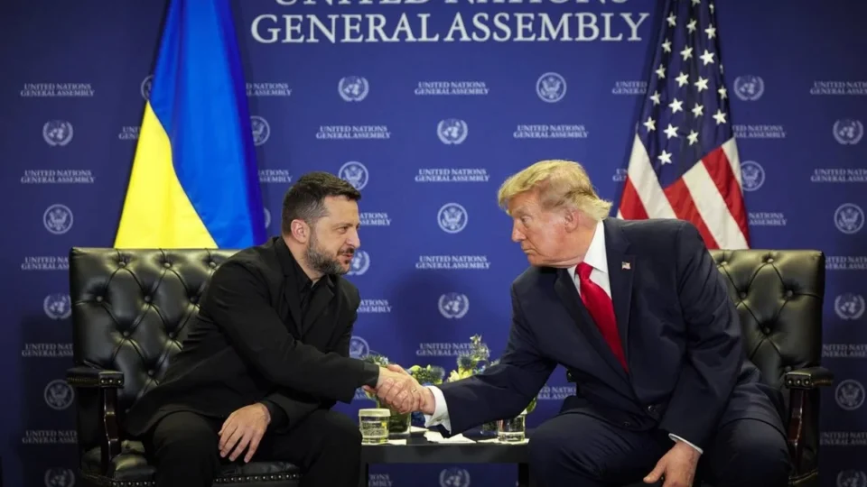 Trump recebe Zelensky em Nova York e volta a prometer acordo para encerrar guerra