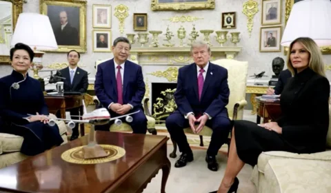 Trump e Xi Jinping se reúnem no Salão Oval em encontro marcado por comércio e tecnologia