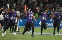 Ravens vencem Cowboys por 34 a 31 em jogo histórico da NFL no Rio