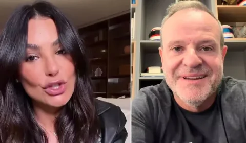 Cíntia Chagas e Rubinho Barrichello levantam rumores de namoro durante viagem à Itália