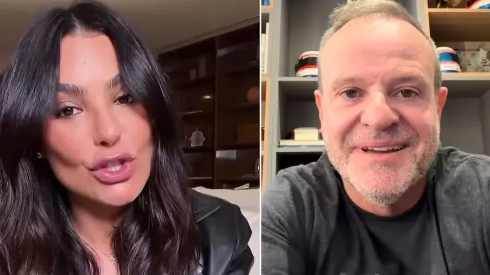 Cíntia Chagas e Rubinho Barrichello levantam rumores de namoro durante viagem à Itália