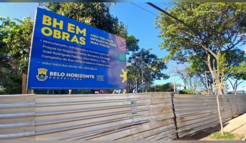 Praças de BH acumulam obras atrasadas e problemas de conservação