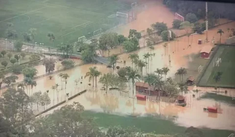 Chuva forte alaga CT do São Paulo em Cotia e adia jogos da base