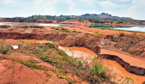 Barragem de garimpo vira alerta na Amazônia e eventual colapso pode atingir bacia do Rio Madeira