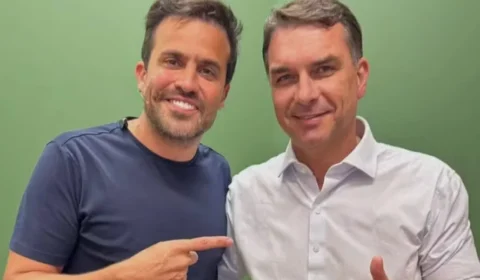 Flávio Bolsonaro anuncia Pablo Marçal em equipe de governo caso seja eleito