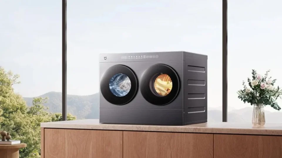 Xiaomi lança máquina de lavar com dois tambores que permite lavar roupas diferentes ao mesmo tempo