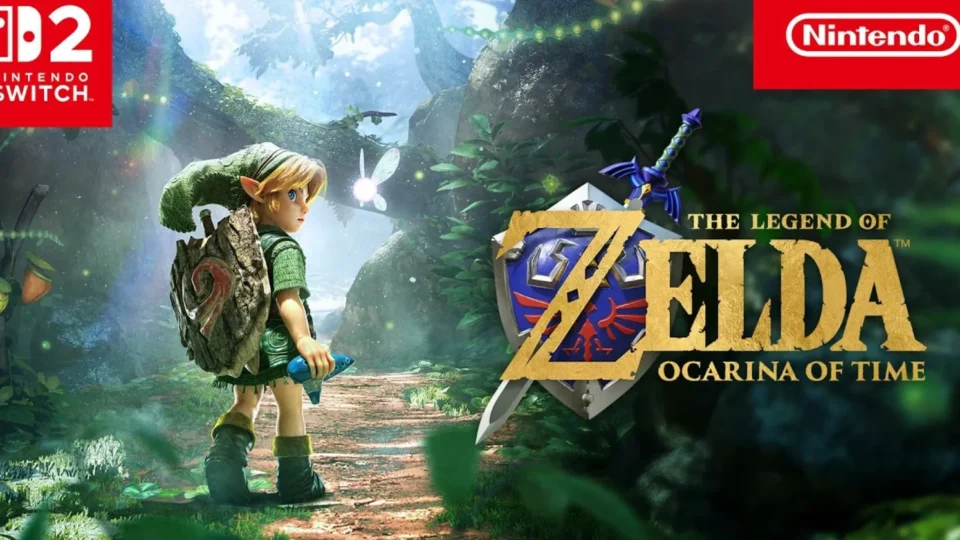 Pré-venda de Zelda Ocarina of Time no Switch 2 oferece 10% off
