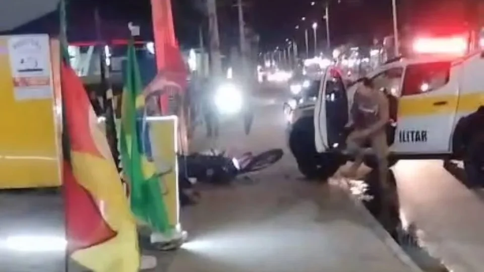 Polícia Militar SC: atropelamento em abordagem na SC-403 hoje