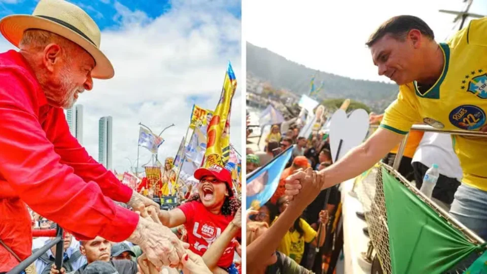 Flávio e Lula têm a menor diferença em um primeiro turno presidencial desde a redemocratização