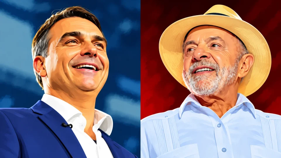 Nexus/BTG: Flávio tem 50,5% e Lula 49,5% dos votos válidos