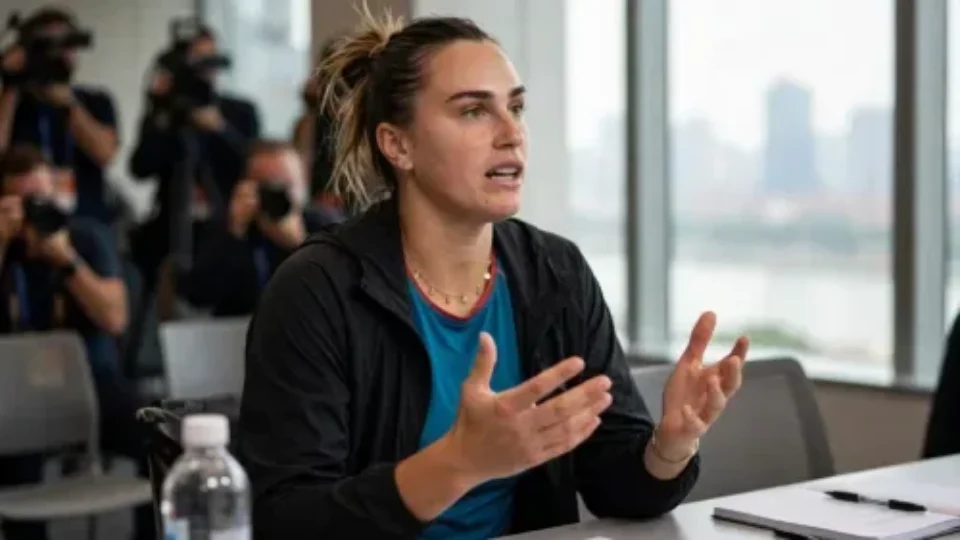 Aryna Sabalenka revela ter segredo para superar crise antes de estreia em Wuhan