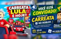 Até no Roblox! Lula vence eleição com 51% dos votos e protestos tomam conta do jogo