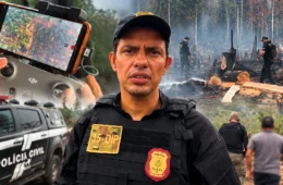 Homem de 53 anos é preso suspeito de provocar incêndio criminoso em área de mata no Amazonas